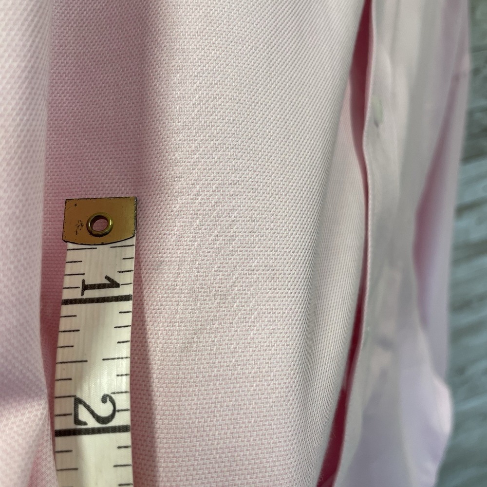 NWT Roundtree & Yorke Gold Label Mens 20 34/35 Shirt Pink Non Iron EZ Wash READ - Picture 6 of 10